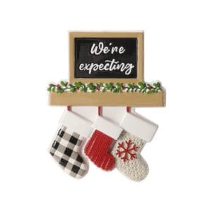 We're Expecting Stockings - free personalisation available