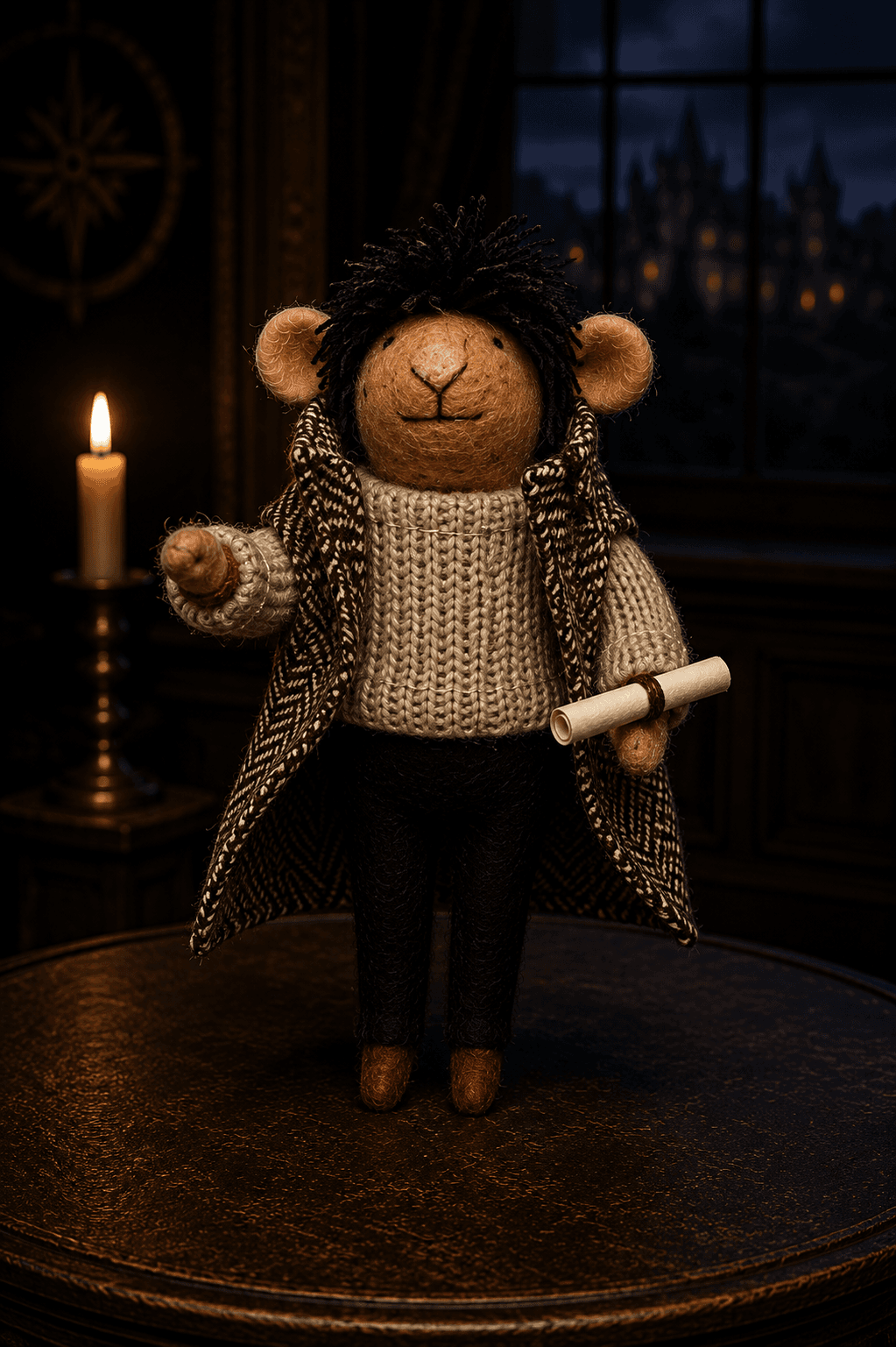 Felt Cloaked Mice Complete Set of 3 - Image 5